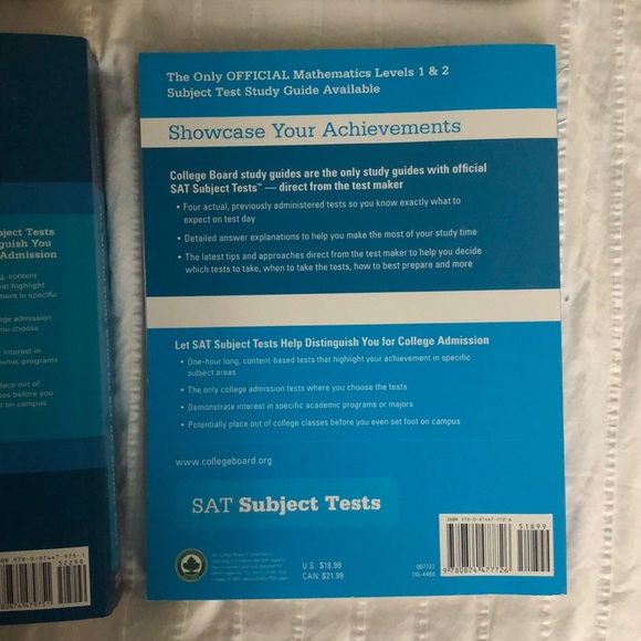 New Unused SAT and SAT Subject Test Study Guides - Picture 9 of 10